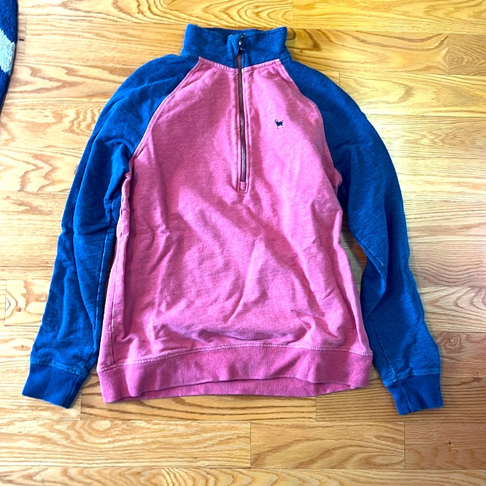 Black Dog Red and Blue Quarter Zip